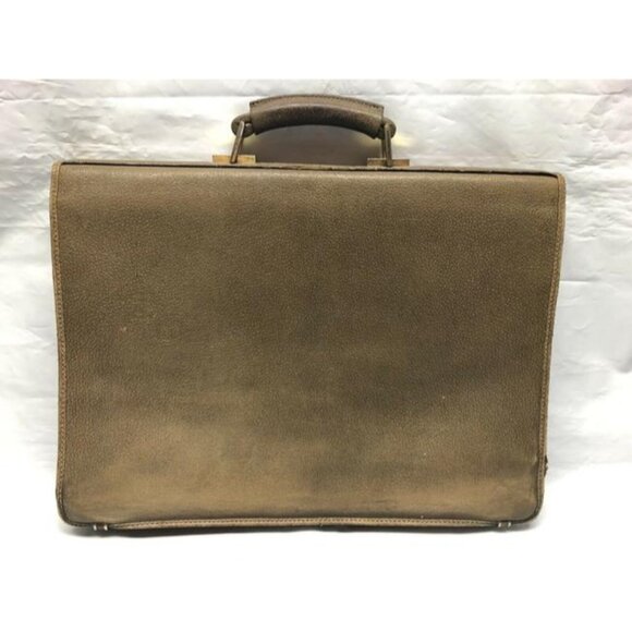 Gucci GG Supreme Brown Leather Briefcase/Portfolio - Picture 8 of 12